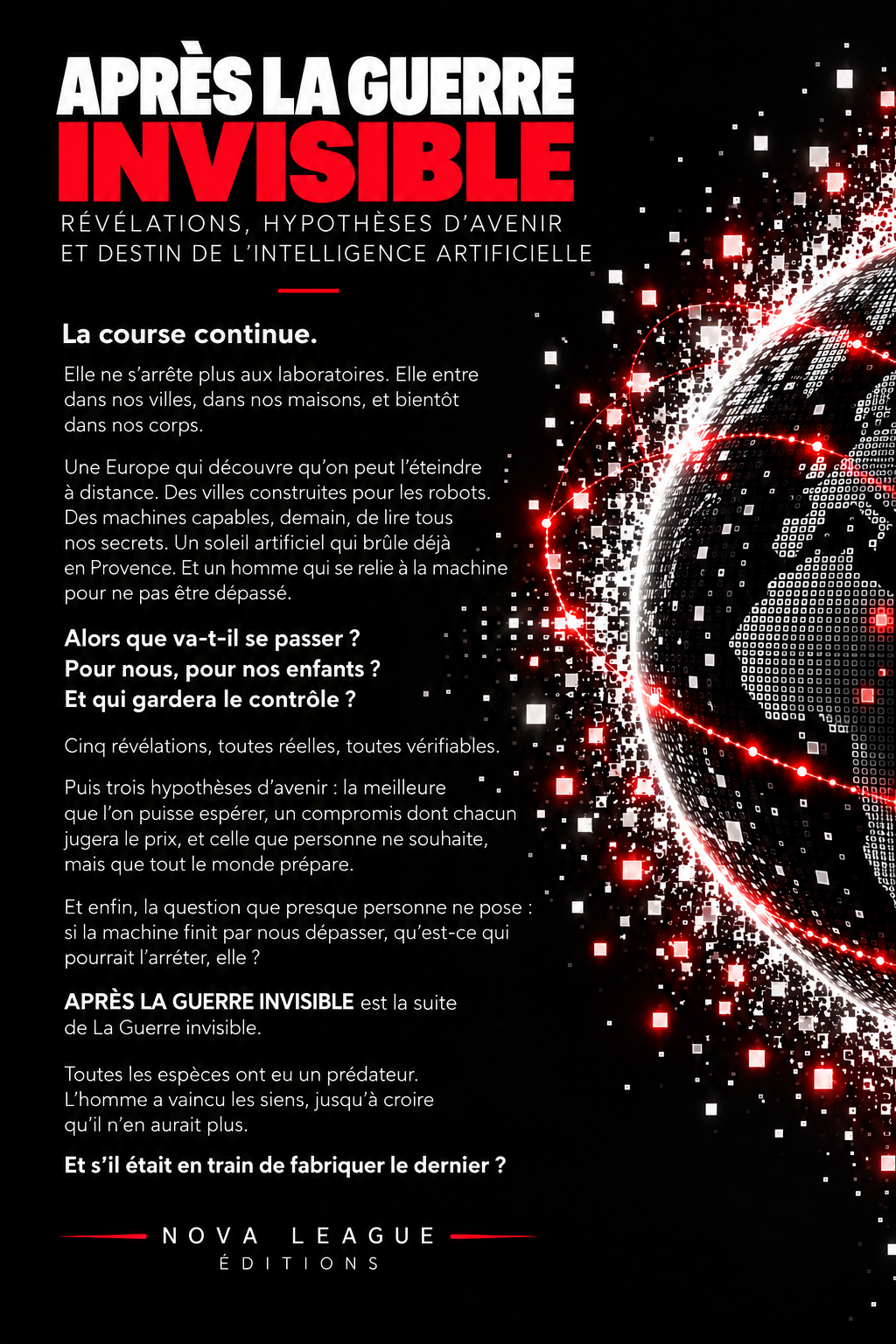 Quatrième de couverture d’Après la Guerre invisible, avec le texte de présentation du livre