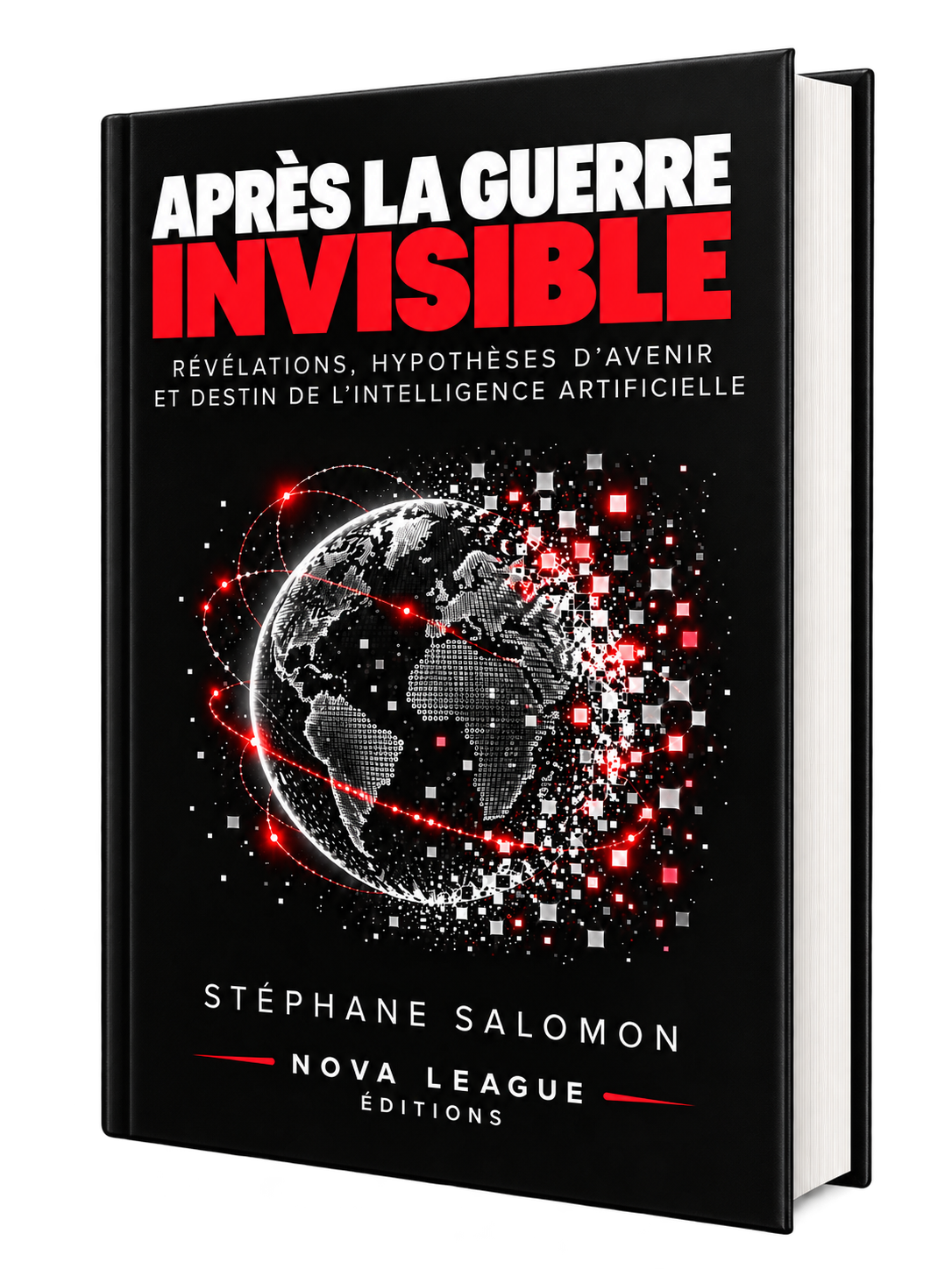 Après la Guerre invisible, livre de Stéphane Salomon vu de trois quarts